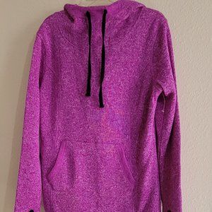 Danskin Now Women's Hoodie Size S/CH 4-6 Pink Black NWT